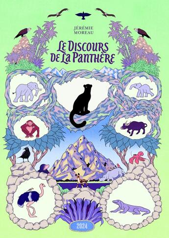 Couverture du livre « Le discours de la panthère » de Jeremie Moreau aux éditions 2024