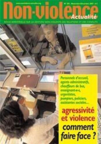 Couverture du livre « Comportements agressifs : comment faire face ? » de  aux éditions Non Violence