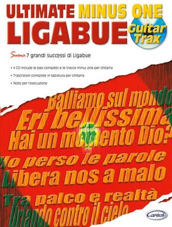 Couverture du livre « Ligabue » de Ligabue (Artist) aux éditions Carisch Musicom