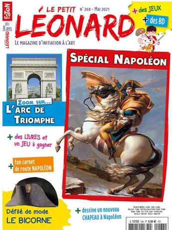 Couverture du livre « Le petit leonard n 268 - napoleon - mai 2021 » de  aux éditions Le Petit Leonard