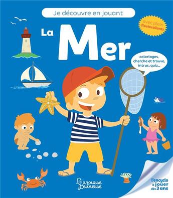 Couverture du livre « Je decouvre en jouant : la mer » de Meyer/Akita aux éditions Larousse