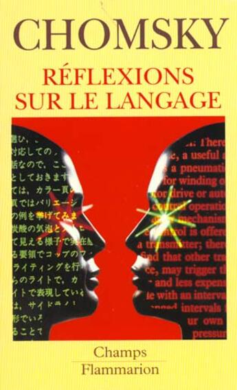 Couverture du livre « Reflexions sur le langage - - traduit de l'anglais *** no 46 » de Noam Chomsky aux éditions Flammarion