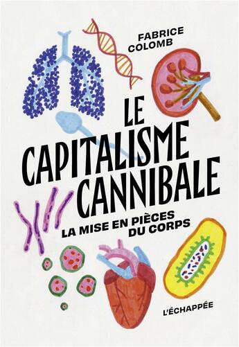 Couverture du livre « Le capitalisme cannibale : la mise en pièces du corps » de Fabrice Colomb aux éditions L'echappee