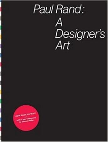 Couverture du livre « A designer's art » de Paul Rand aux éditions Editions B42