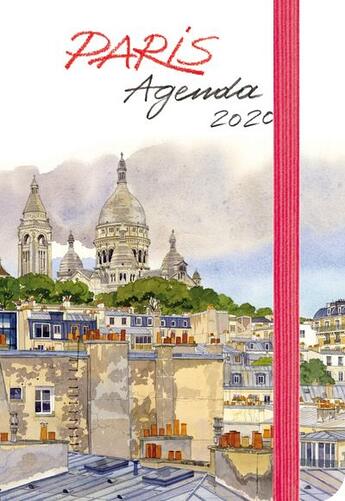 Couverture du livre « Agenda Paris ; petit format (édition 2020) » de Fabrice Moireau aux éditions Pacifique