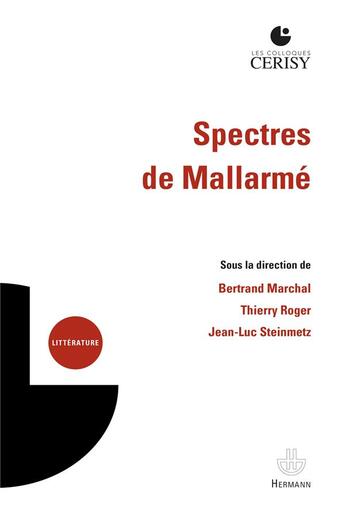 Couverture du livre « Spectres de mallarme » de Bertrand Marchal aux éditions Hermann