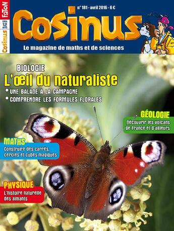 Couverture du livre « Cosinus n 181l oeil du naturaliste avril 2016 » de  aux éditions Cosinus