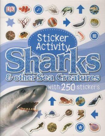 Couverture du livre « Sticker activity book sharks » de  aux éditions Dk Children