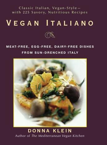 Couverture du livre « Vegan Italiano » de Klein Donna aux éditions Penguin Group Us