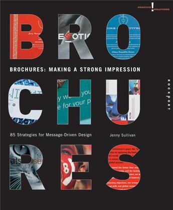 Couverture du livre « Brochures making a strong impression (paperback) » de Sullivan Jenny aux éditions Rockport