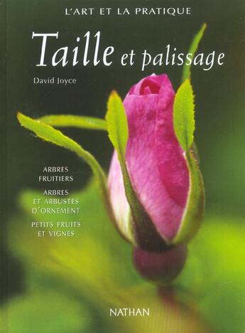 Couverture du livre « Taille et palissage » de David Joyce aux éditions Nathan