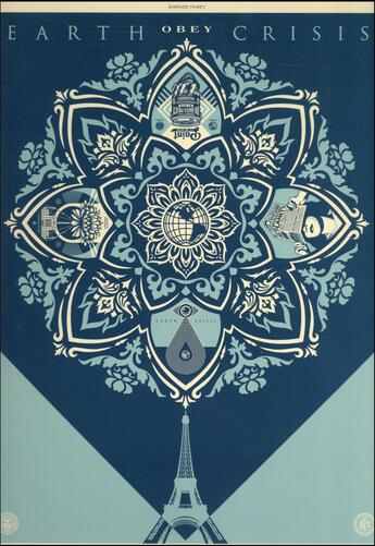 Couverture du livre « Obey : earth crisis ; coffret » de Frank Shepard Fairey aux éditions Albin Michel