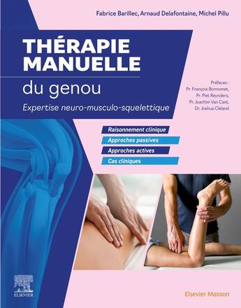 Couverture du livre « Thérapie manuelle du genou » de Michel Pillu et Arnaud Delafontaine et Fabrice Barillec aux éditions Elsevier-masson