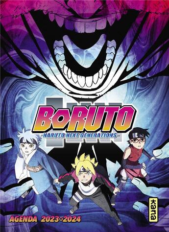 Couverture du livre « Agenda boruto 2023-2024 » de  aux éditions Kana