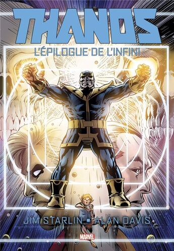 Couverture du livre « Thanos : l'épilogue de l'infini » de Alan Davis et Jim Starlin aux éditions Panini