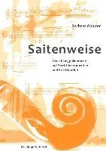 Couverture du livre « Saitenweise Livre Sur La Musique » de Barbara Maurer aux éditions Breitkopf