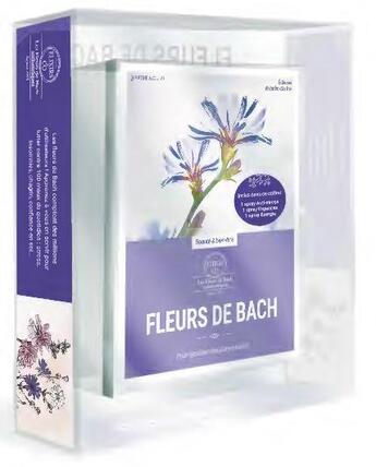 Couverture du livre « Fleurs de Bach ; coffret ; pour retrouver l'équilibre intérieur » de Martine Azoulai aux éditions Marie-claire