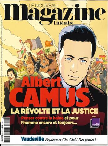 Couverture du livre « Le nouveau magazine litteraire n 24 albert camus - decembre 2019 » de  aux éditions Le Magazine Litteraire