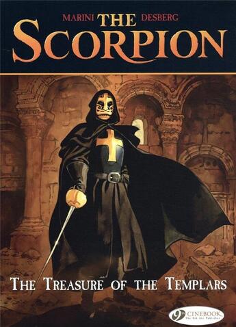 Couverture du livre « The scorpion t.4 ; the treasure of the tem » de Stephen Desberg et Enrico Marini aux éditions Cinebook