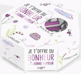 Couverture du livre « Je t'offre du bonheur et de la bonne humeur » de  aux éditions Larousse