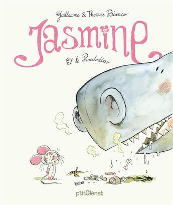 Couverture du livre « Jasmine et le Proutodino » de Guillaume Bianco et Thomas Bianco aux éditions Glenat Jeunesse