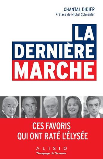 Couverture du livre « La dernière marche » de Chantal Didier aux éditions Alisio