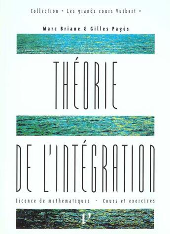 Couverture du livre « Theorie De L'Integration ; 2e Edition » de Briane aux éditions Vuibert