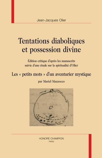 Couverture du livre « Tentations diaboliques et possession divine ; les 