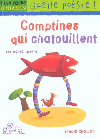 Couverture du livre « Comptines qui chatouillent » de Francois David aux éditions Milan