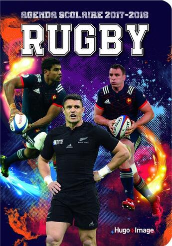 Couverture du livre « L'Agenda Scolaire 2017-2018 Rugby » de  aux éditions Hugo