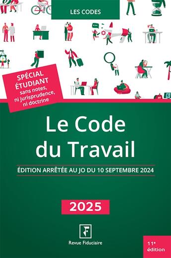 Couverture du livre « Le code du travail 2025 » de Revue Fiduciaire aux éditions Revue Fiduciaire