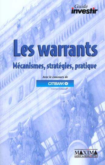 Couverture du livre « Warrants » de  aux éditions Maxima