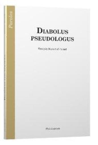 Couverture du livre « Diabolus pseudologus » de Pascale Hummel-Israel aux éditions Philologicum