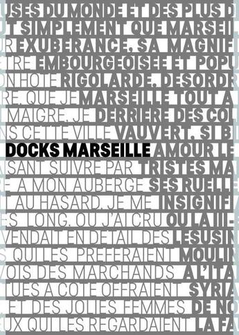 Couverture du livre « Les docks marseille » de  aux éditions Dap Artbook