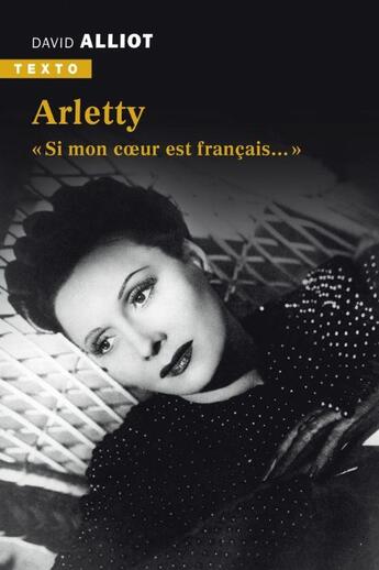 Couverture du livre « Arletty : 