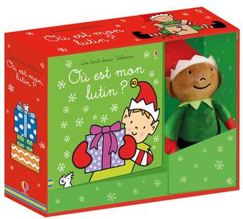 Couverture du livre « Coffret ou est mon lutin ? avec peluche - les tout-doux usborne » de Fiona Watt aux éditions Usborne