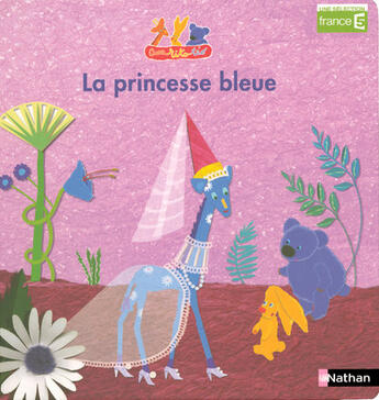 Couverture du livre « La princesse bleue » de Mila Boutan aux éditions Nathan