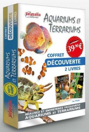 Couverture du livre « Aquariums et terrariums ; coffret » de  aux éditions Animalia