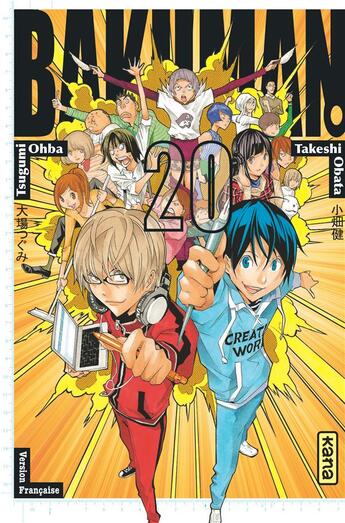 Couverture du livre « Bakuman Tome 20 » de Takeshi Obata et Tsugumi Ohba aux éditions Kana