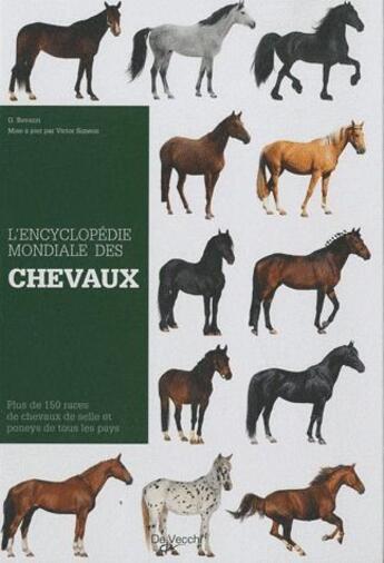 Couverture du livre « Encyclopédie mondiale des chevaux » de Victor Simeon et G Ravazzi aux éditions De Vecchi
