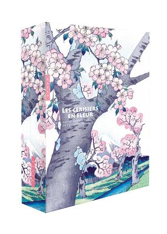 Couverture du livre « Les cerisiers en fleur par les grands maîtres de l'estampe japonaise » de Anne Sefrioui aux éditions Hazan