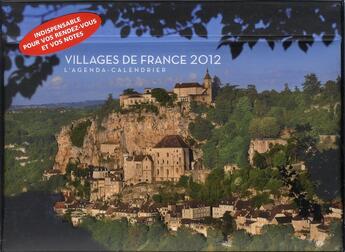 Couverture du livre « L'agenda-calendrier ; villages de France 2012 » de  aux éditions Hugo Image