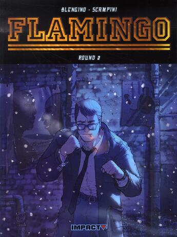 Couverture du livre « Flamingo t.2 ; genova blues » de Cristian Cari Scampini et Luca Blengino aux éditions Delcourt