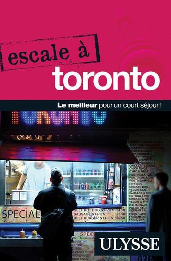 Couverture du livre « Escale à Toronto » de  aux éditions Ulysse