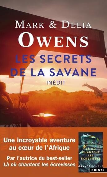 Couverture du livre « Les secrets de la savane » de Delia Owens et Mark Owens aux éditions Points