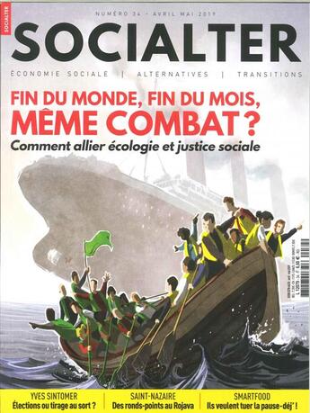 Couverture du livre « Socialter n 34 fin du monde, fin du mois, meme combat ? - avril/mai 2019 » de  aux éditions Socialter