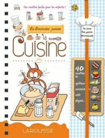 Couverture du livre « Larousse junior de la cuisine » de  aux éditions Larousse