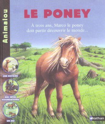 Couverture du livre « Poney » de Holl/Geneste aux éditions Nathan