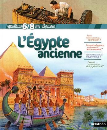 Couverture du livre « L'Egypte ancienne ; 6/8 ans » de  aux éditions Nathan