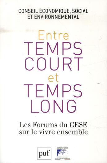 Couverture du livre « Entre temps court et temps long » de Roger-Pol Droit aux éditions Puf